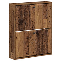 vidaXL Väggmonterad skoskåp BREDA 71 x 17 x 86 cm Konstruerat trä
