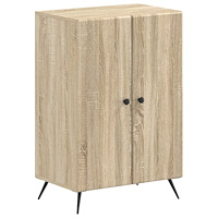 vidaXL Skoskåp BREDA 59,5 x 39,5 x 90 cm Konstruerat trä Sonoma-ek