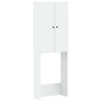 vidaXL Toalett skåp BREDA Vit 66 x 25,5 x 190 cm Konstruerat trä