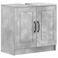 vidaXL Badrumsskåp med handfat UTRECHT Betonggrå 59,5 x 31,5 x 59 cm