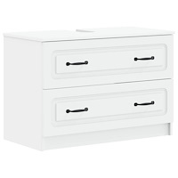 vidaXL Badrumsskåp med handfat UTRECHT Vit 82 x 41 x 56 cm