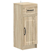 vidaXL Badrumsskrubb UTRECHT Sonoma-ek 30 x 31 x 77 cm Konstruerat trä