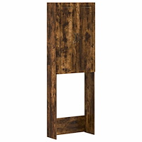 vidaXL Toalett skåp UTRECHT Rökt ek 66 x 25,5 x 190 cm Konstruerat trä