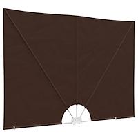 vidaXL Balkongskärm 200 x 300 cm Polyester Rektangulär Brun