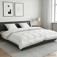 vidaXL Täcke och kudde set 3 st 220x260 cm 4 årstider 140+220 GSM Ull