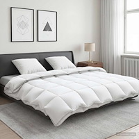 vidaXL 90% Gåsdun Täcke Set FULDA 3 st 240 x 260 cm Alla årstider Vit