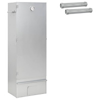 vidaXL Röko 3 st 44,5 x 29 x 110 cm Galvaniserat stål Silver