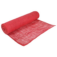 vidaXL Juterrulle Röd 50 x 500 cm