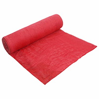 vidaXL Juterrulle Röd 200 x 1000 cm