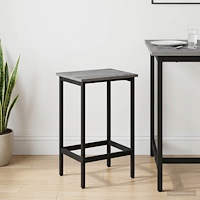 vidaXL Barpall Grå Sonoma 40 x 32 x 64 cm Konstruerat trä