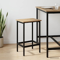 vidaXL Barpall Artisan-ek 40 x 32 x 64 cm Konstruerat trä