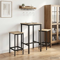 vidaXL Barpall 2 st Sonoma-ek 40 x 32 x 74 cm Konstruerat trä