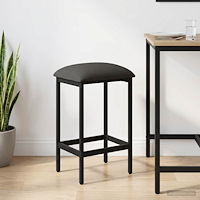 vidaXL Barpall Ljusgrå 40 x 32 x 74 cm Konstruerat trä