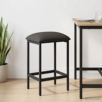 vidaXL Barpall Mörkgrå 40 x 32 x 74 cm Konstruerat trä