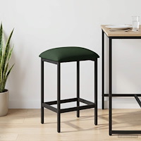 vidaXL Barpall Mörkgrön 40 x 32 x 74 cm Konstruerat trä