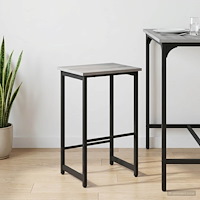 vidaXL Barpall Grå Sonoma 40 x 32 x 64 cm Konstruerat trä