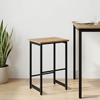 vidaXL Barpall Artisan-ek 40 x 32 x 74 cm Konstruerat trä