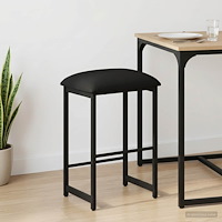 vidaXL Barpall Svart 40 x 32 x 74 cm Konstruerat trä