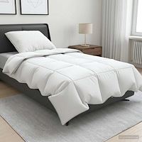vidaXL 90% Gåsdun Täcke Set FULDA 2 st 137 x 200 cm Sommar 100 GSM Vit