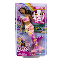 Barbie Barbie Blomstermagi Svart sjöjungfru