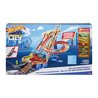 Hot Wheels HW City Roller Coaster Rally w5 Bilar