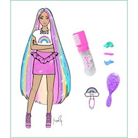 Barbie Barbie Regnbåge Glitterslott Hårlek Docka