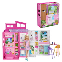 Barbie Barbie Semesterhem dock- & lekset