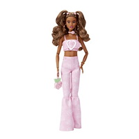 Barbie Barbie Deluxe Rosa Denim Utsvängda Jeans Latina