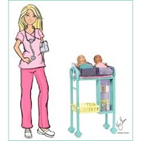 Barbie Barbie Karriär Babyläkare Set