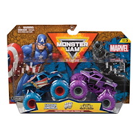 Monster Jam Monster Jam 1:64 Marvel 2 -pack sort.