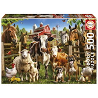 Educa Puzzle Educa 500 Bondgårdskompisar