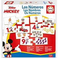 Educa Puzzle Educa Mickey o vänner siffror