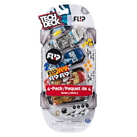 Tech Deck Tech Deck Skate 4-pack fler-set fingerbrädor, sort.