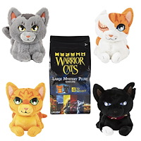 Warrior Cats Warrior Cats Stort Mystery Gosedjur 28 cm Sort.