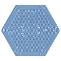Hama Hama Midi Håltavla liten sexkantig Transp.