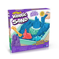 KINETIC SAND Kinetic Sand Sandbox Set – blå