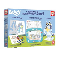 Educa Puzzle Educa 3-i-1 Bluey Kreativt aktivitetsset