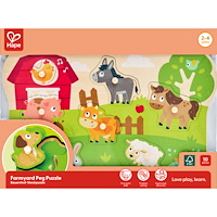 Hape Hape Bondgårdsdjur Pin­pussel
