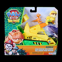 Paw Patrol Paw P. Movie 3 Dino Tema Fordon Rubble