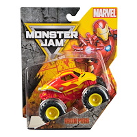 Monster Jam Monster Jam 1:64 Marvel enkelpack sort.