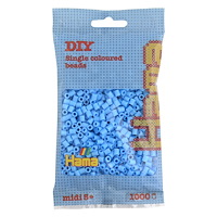 Hama Hama Midi pärlor 1000 stk Pastellblå