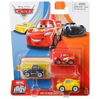 Pixar Cars Cars Miniracers från Disney Pixars Bilar, sortiment i 3-pack