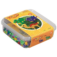 Hama Hama Maxi låda 600 stk dinosaurier
