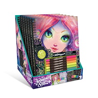 NEBULOUS STARS Nebulous Star Black Pages Coloring Book Coralia