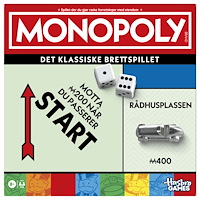 Hasbro Games Monopol Classic Uppdaterad version NO