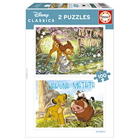 Educa Puzzle Educa 2X100 Disney Classic
