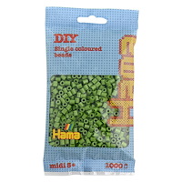 Hama Hama Midi beads 1000 pcs. Olivgrön