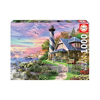 Educa Puzzle Educa Pussel Fyrtorn v Rock Bay 1 000