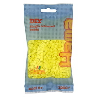 Hama Hama Midi pärlor 1000 stk Pastellgul