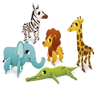 Educa Puzzle Educa 3D Puzzle Kids Baby Jungle
